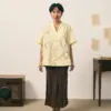 拾花拼布襯衫 - 平靜